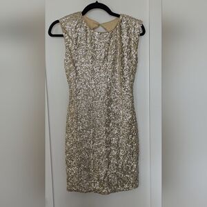 As U Wish, small, gold dress